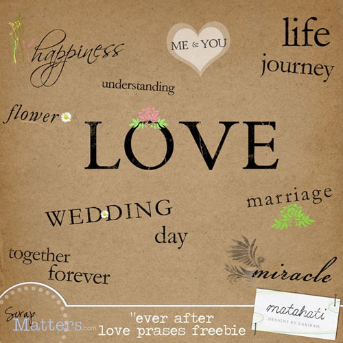Digital scrapbooking template freebie